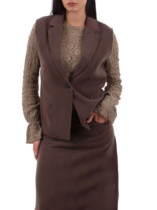 1 bottone I AM Gilet Donna 30912 Caffe'