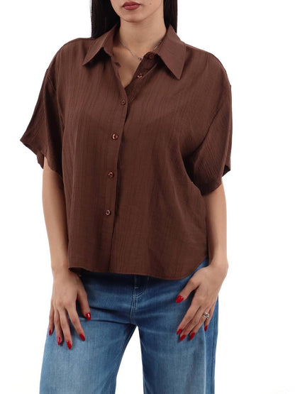 I AM Camicia Donna 53173 Cioccolato