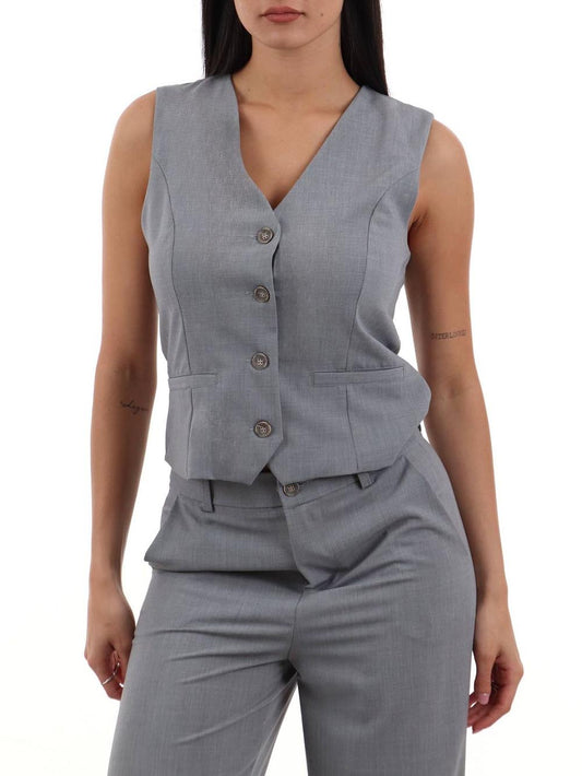 I AM Gilet Donna 95105 Grigio
