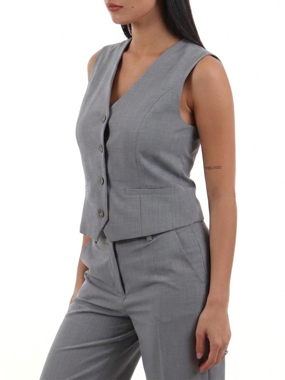 I AM Gilet Donna 95105 Grigio