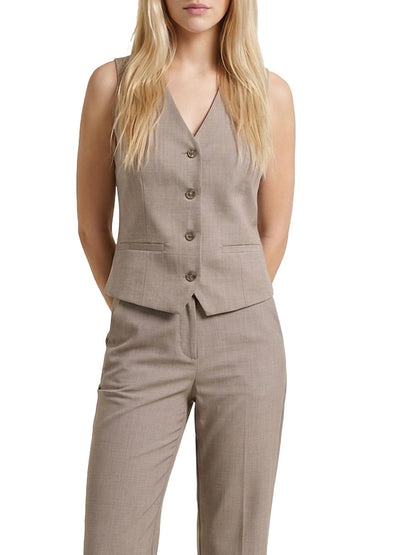 I AM Gilet Donna 95105 Cacao
