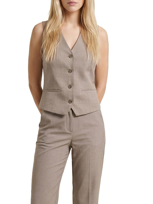 I AM Gilet Donna 95105 Cacao