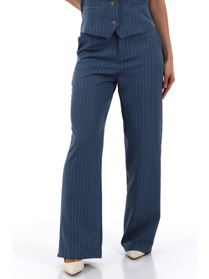 lurex I AM Pantalone Donna 95108 Blu
