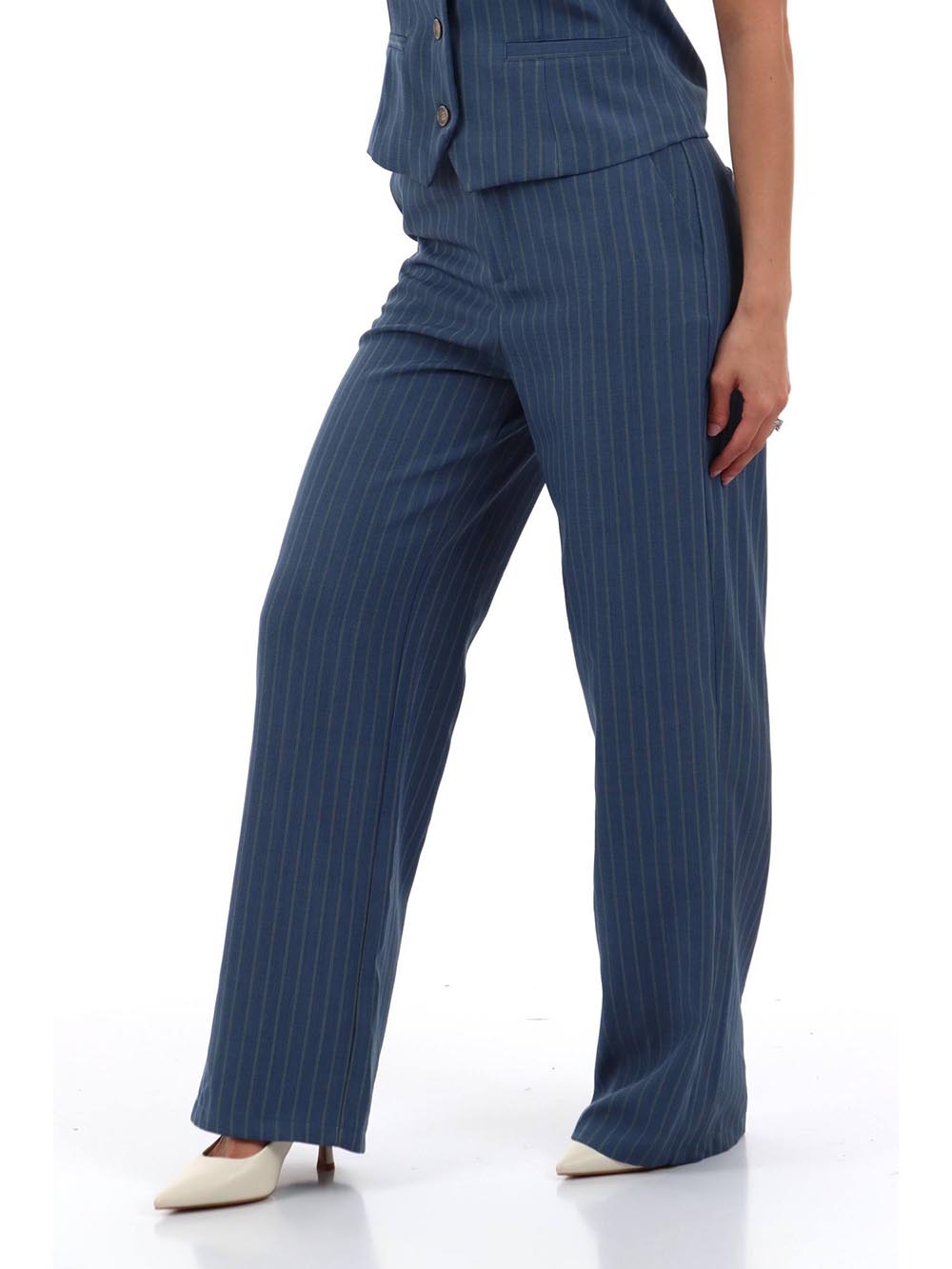 lurex I AM Pantalone Donna 95108 Blu