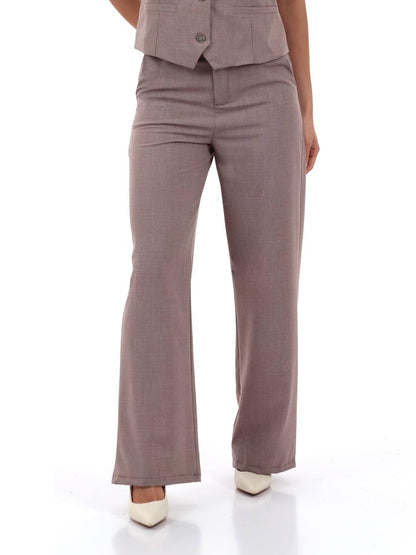 lurex I AM Pantalone Donna 95108 Nocciola