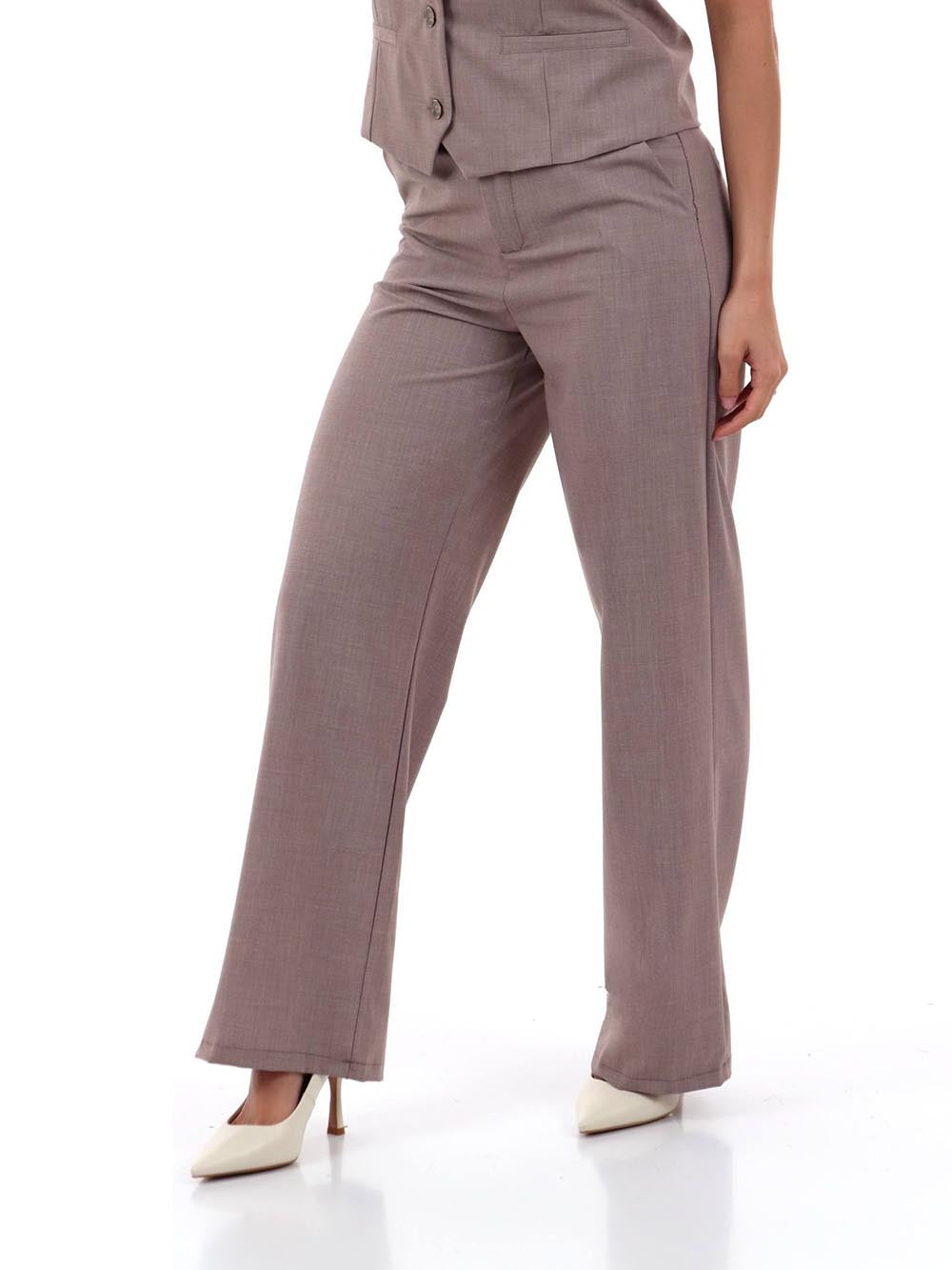lurex I AM Pantalone Donna 95108 Nocciola