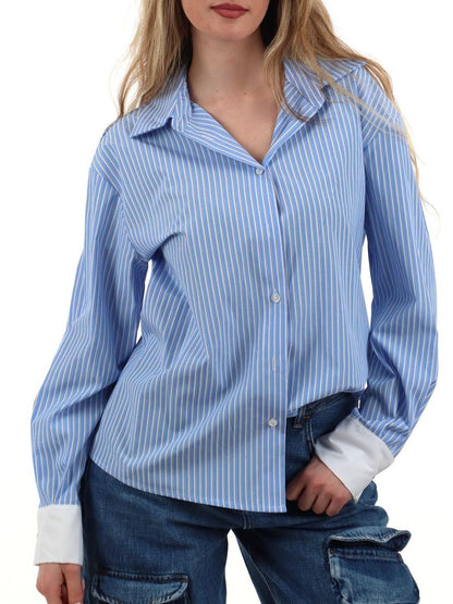 I AM Camicia Donna Pe26072 Celeste