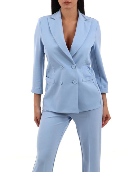 doppio petto m 3/4 I AM Giacca Donna Pe26075 Cielo