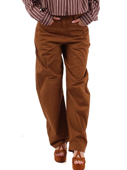 I AM Pantalone Donna Pe26085 Tabacco