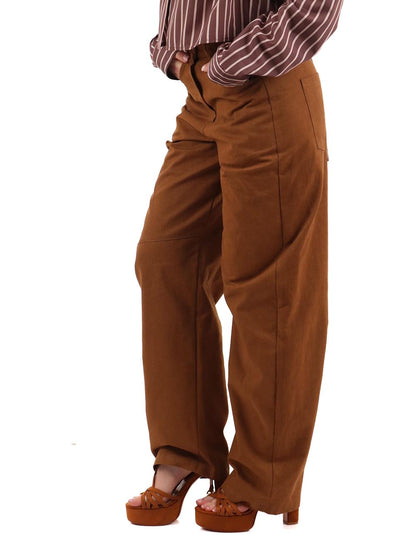I AM Pantalone Donna Pe26085 Tabacco