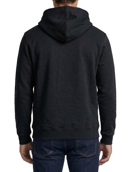 cappuccio ricamo ICON Felpa Uomo Iupref003 Nero