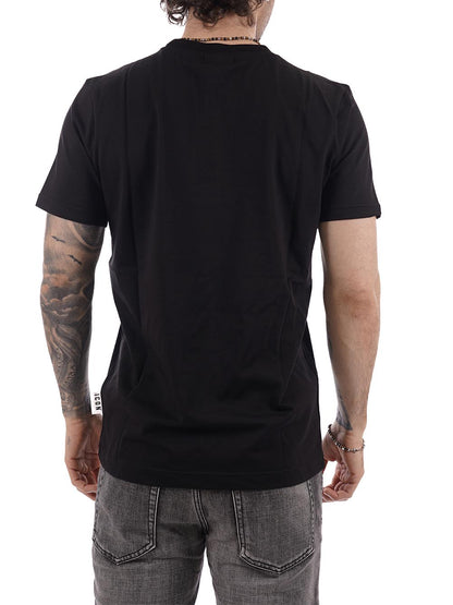 basica logo ICON T-shirt Uomo Iut007 Nero