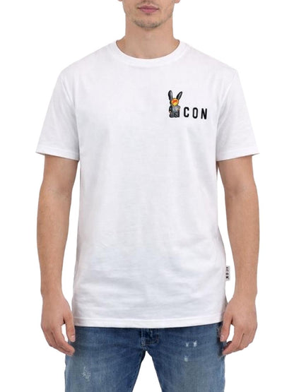 ICON T-shirt Uomo Iut027 Bianco