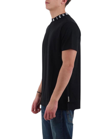 c/logo collo ICON T-shirt Uomo Iut042 Nero