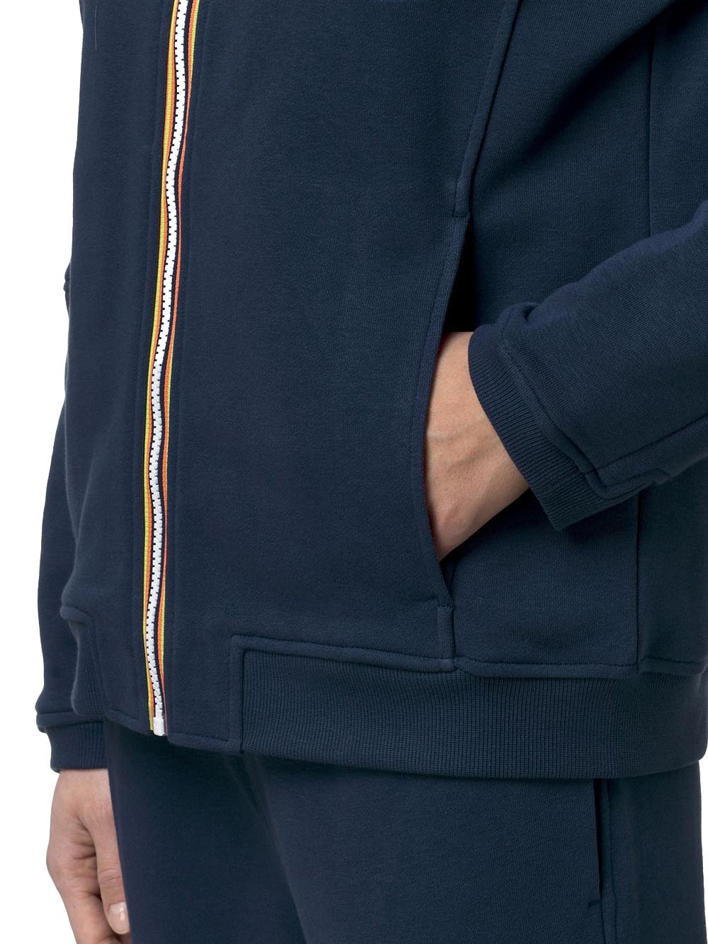 PEPIN POLY COTTON K-Way Felpa Unisex K1126iw Blu insigna