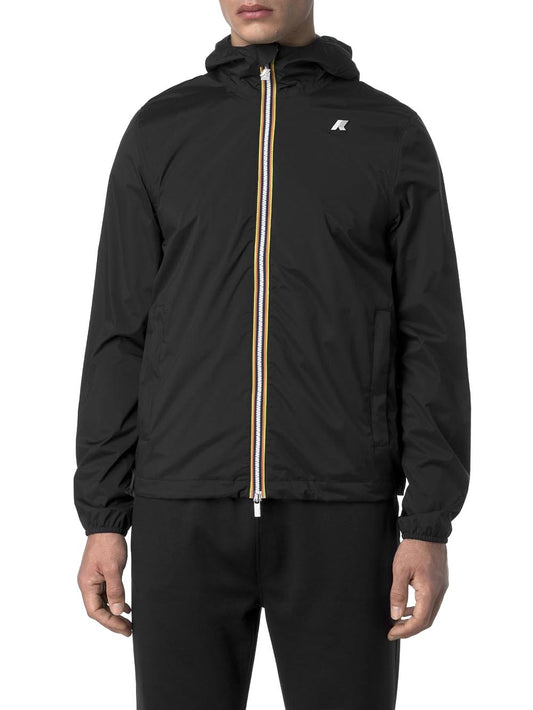 JACK STRETCH NYLON JERSEY K-Way Giubbino Uomo K3123uw Nero
