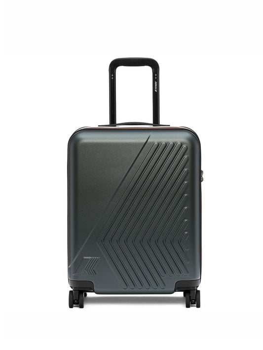 EUDOXIE LOGO K-Way Trolley Unisex K4125zw Verde militare