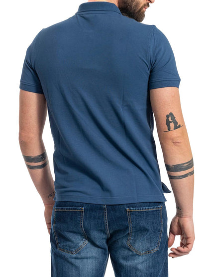 AMEDEE PIQUE K-Way Polo Uomo K5127bw Blu insigna