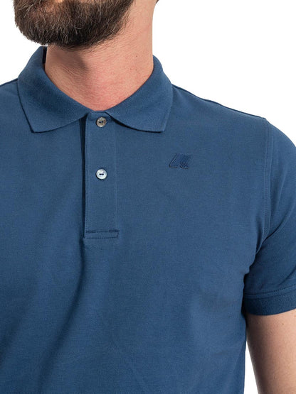 AMEDEE PIQUE K-Way Polo Uomo K5127bw Blu insigna