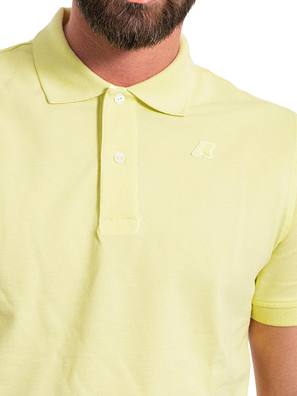 AMEDEE PIQUE K-Way Polo Uomo K5127bw Giallo lime