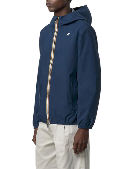 JACK STRETCH DOT K-Way Giubbino Uomo K5127qw Blu insigna