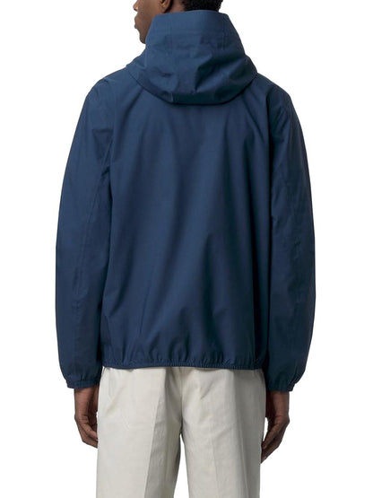 JACK STRETCH DOT K-Way Giubbino Uomo K5127qw Blu insigna