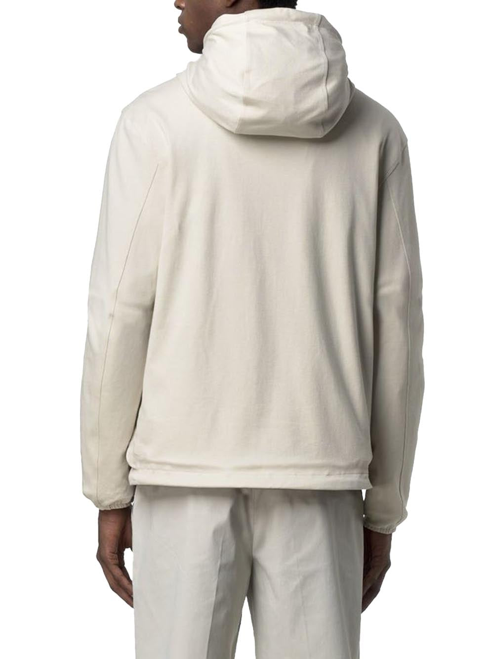 JAKE DOUBLE INTERLOCK K-Way Giubbino Unisex K8134tw Beige Chiaro/Grigo