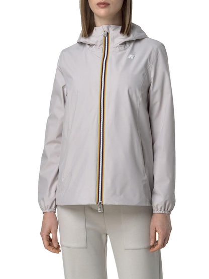 MARGUERITE STRETCH POLY JERSEY K-Way Giubbino Donna K8138pw Beige chiaro
