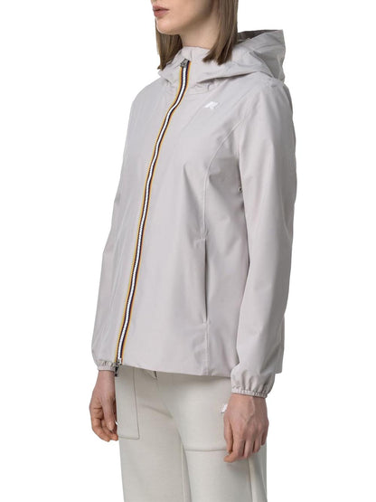 MARGUERITE STRETCH POLY JERSEY K-Way Giubbino Donna K8138pw Beige chiaro