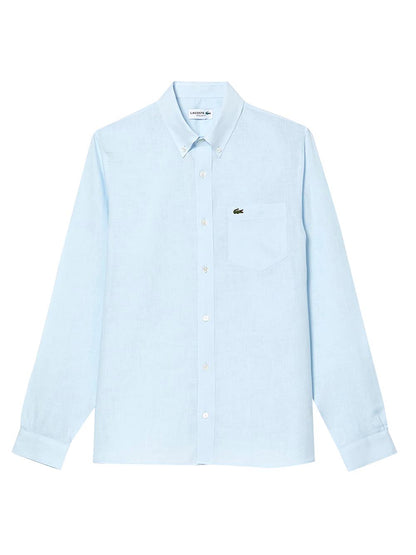 Lacoste Camicia Uomo Ch5692 Celeste