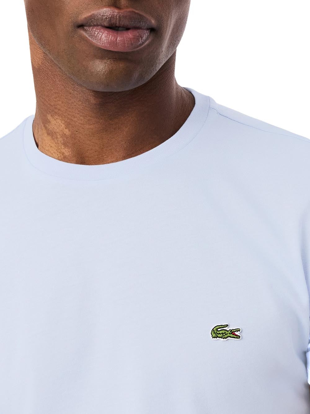 Lacoste T-shirt Uomo Th7318 Celeste