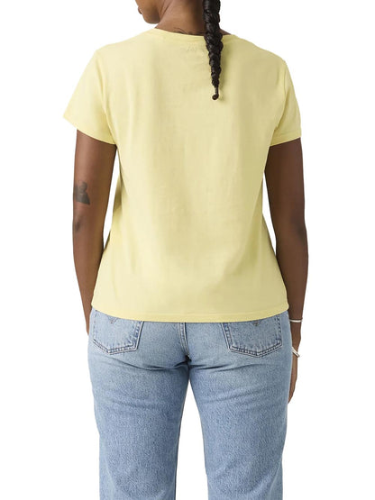 PERFECT TEE FRENCH VANILLA COTTON Levi's T-shirt Donna 39185 Giallo