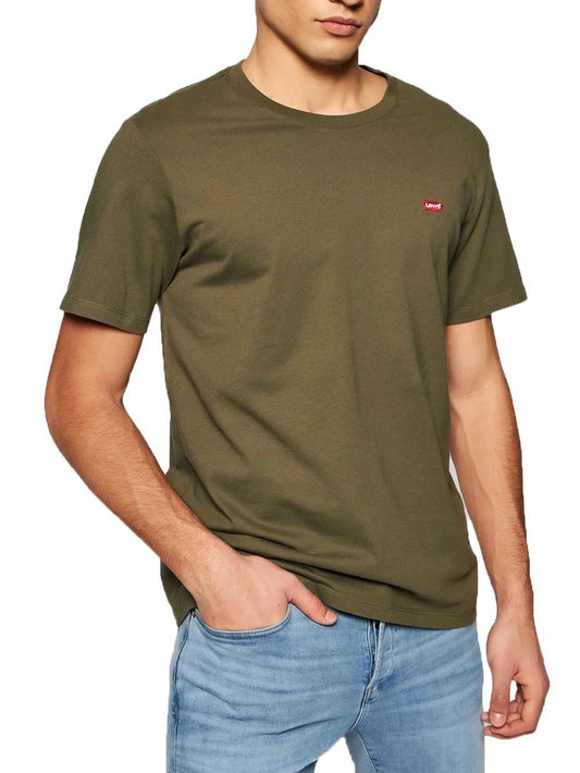 SS ORIGINAL HM TEE OXBLOOD RED Levi's T-shirt Uomo 56605 Verde