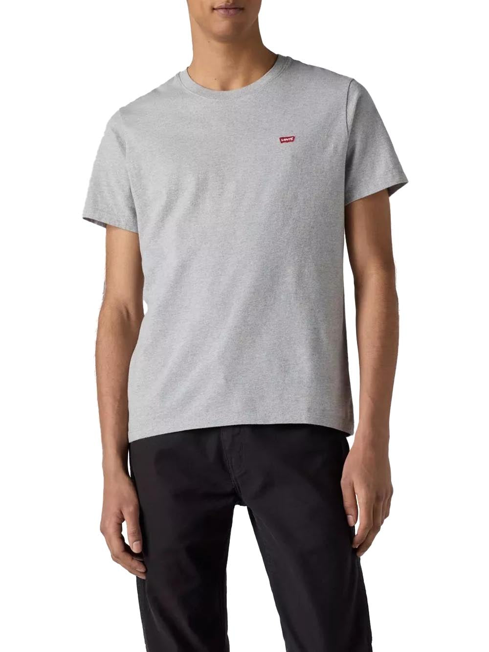 SS ORIGINAL HM TEE VINTAGE KHAKI Levi's T-shirt Uomo 56605 Grigio