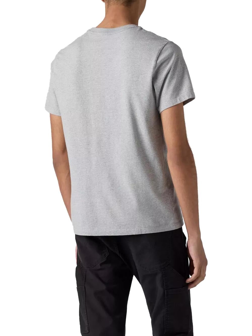 SS ORIGINAL HM TEE VINTAGE KHAKI Levi's T-shirt Uomo 56605 Grigio