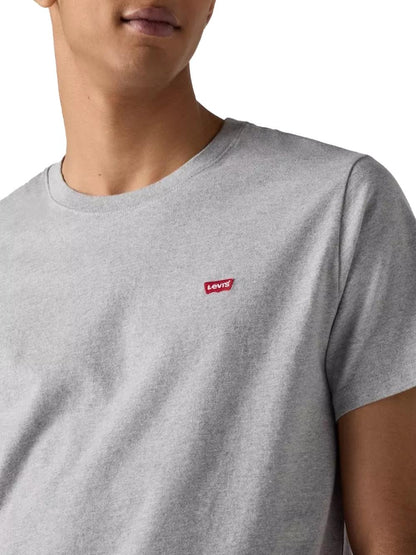 SS ORIGINAL HM TEE VINTAGE KHAKI Levi's T-shirt Uomo 56605 Grigio