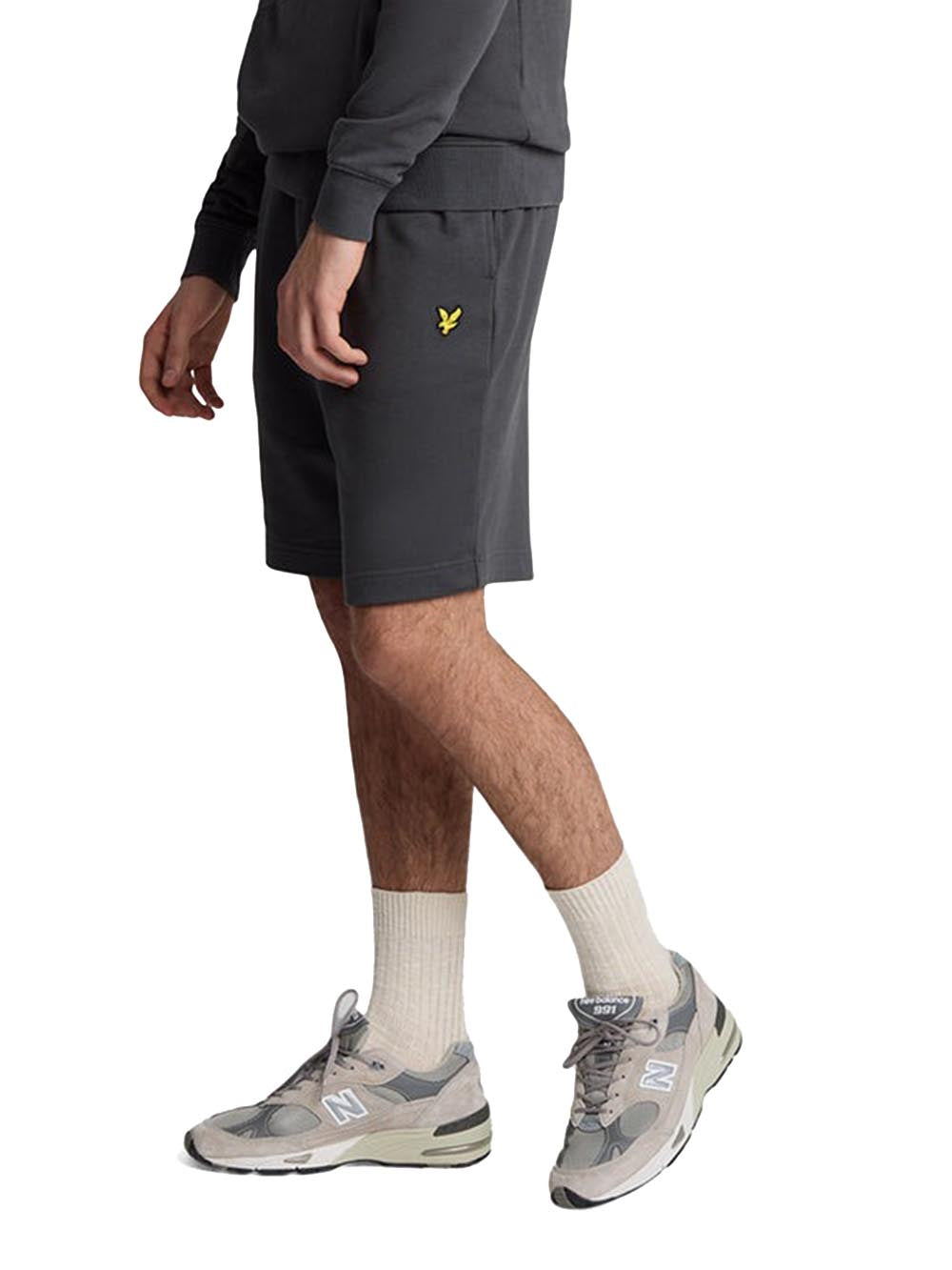 Plain Sweatshort Lyle & Scott Bermuda Uomo Ml414vog Grigio scuro