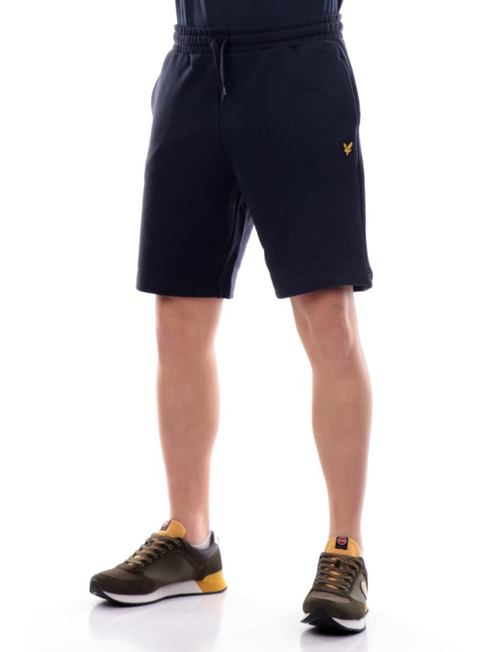 Plain Sweatshort Lyle & Scott Bermuda Uomo Ml414vog Blu scuro