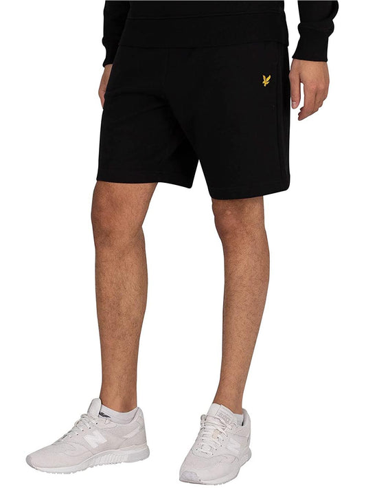 Plain Sweatshort Lyle & Scott Bermuda Uomo Ml414vog Nero