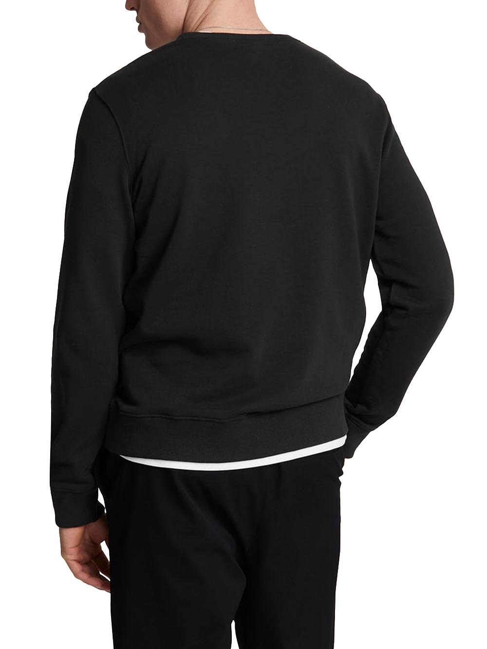 Crew Neck Sweatshirt Lyle & Scott Felpa Uomo Ml424vog Nero