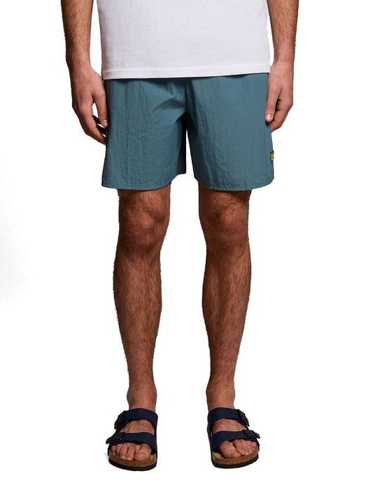 Plain Swim Short Lyle & Scott Costume Uomo Sh1204vb Petrolio