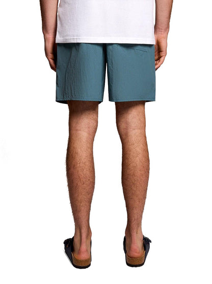 Plain Swim Short Lyle & Scott Costume Uomo Sh1204vb Petrolio