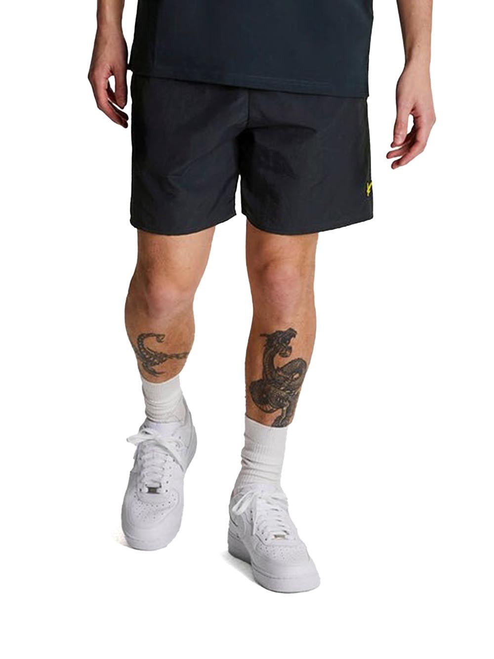 Plain Swim Short Lyle & Scott Costume Uomo Sh1204vb Blu scuro