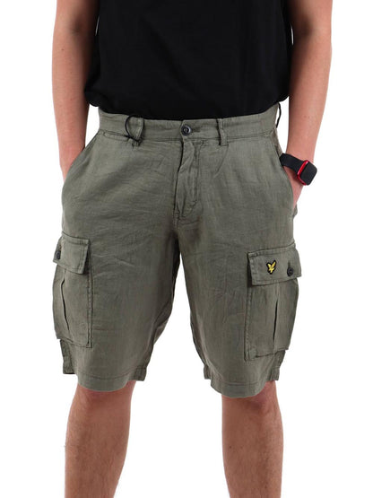 Lyle & Scott Bermuda Uomo Sh1819ita Verde militare