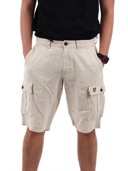 Lyle & Scott Bermuda Uomo Sh1819ita Panna