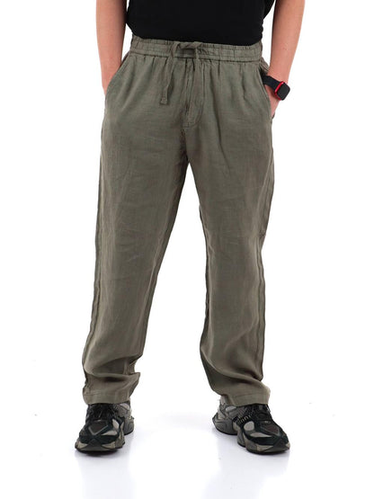 Lyle & Scott Pantalone Uomo Sw1801ita Verde militare