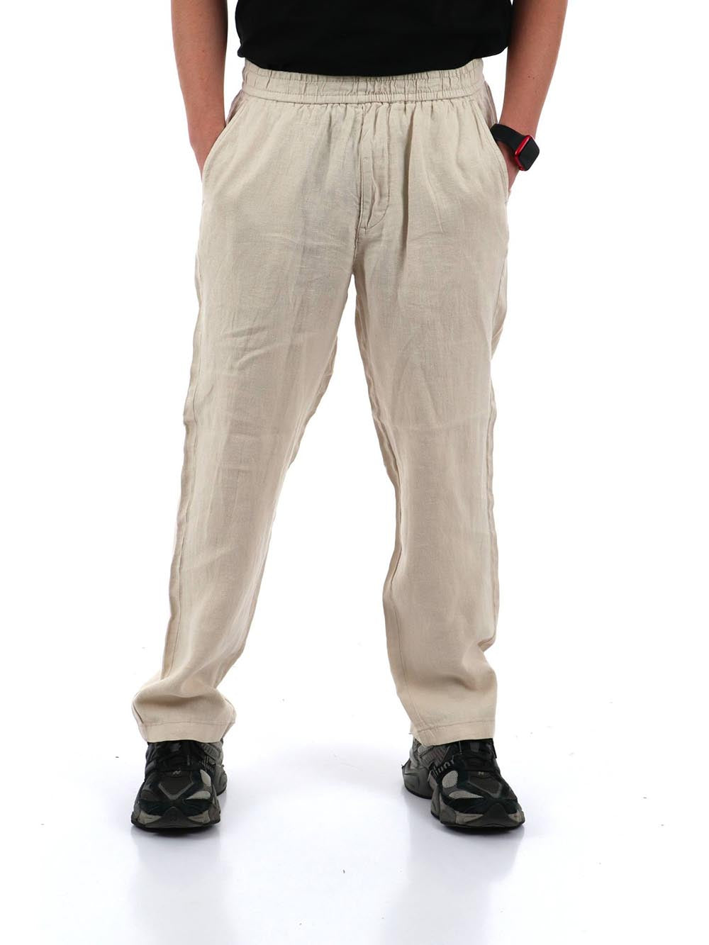 Lyle & Scott Pantalone Uomo Sw1801ita Panna