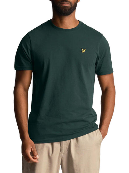 Plain T-Shirt Lyle & Scott T-shirt Uomo Ts400vogx Verde scuro