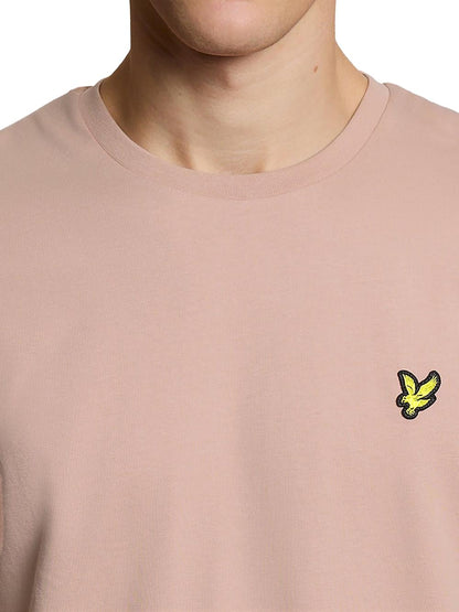 Plain T-shirt Lyle & Scott T-shirt Uomo Ts400vogt Rosa