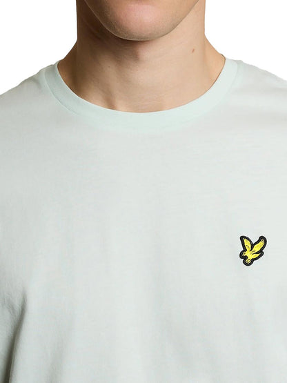 Plain T-shirt Lyle & Scott T-shirt Uomo Ts400vogt Ghiaccio